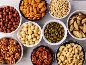 Eating healthy nutrients like nuts