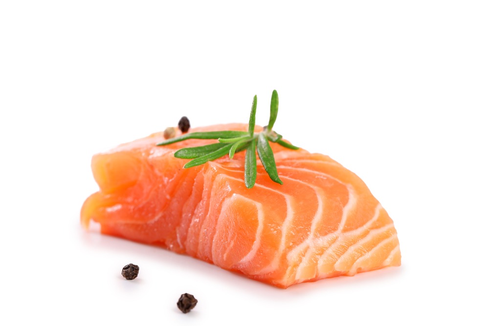 Salmon - a typical food with no fats